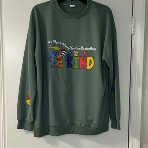 Be Kind Graphic Crewneck Sweater